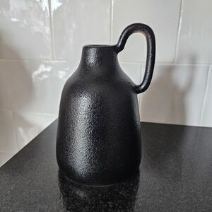 Black Textured Ceramic Jug